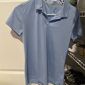 Nike Light Blue Dri-FIT Polo Shirt